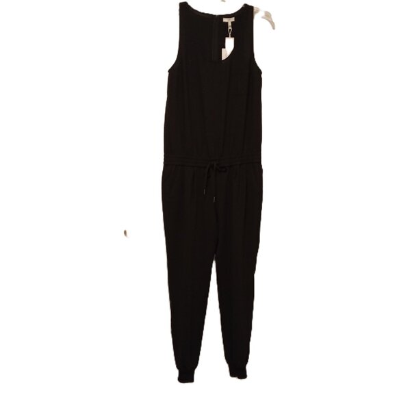 𝅺Joie Mardalina Black Sleeveless Jumpsuit Ankle cuff Size S, NWT  /B3 - Picture 2 of 10